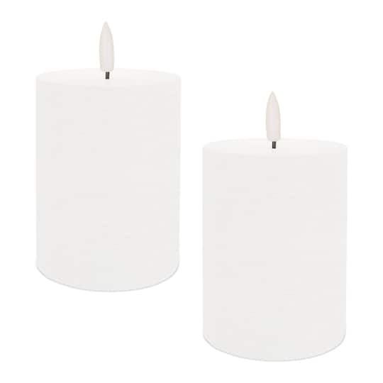 3" x 4" FIA WICK Pillar Candles, 2ct.